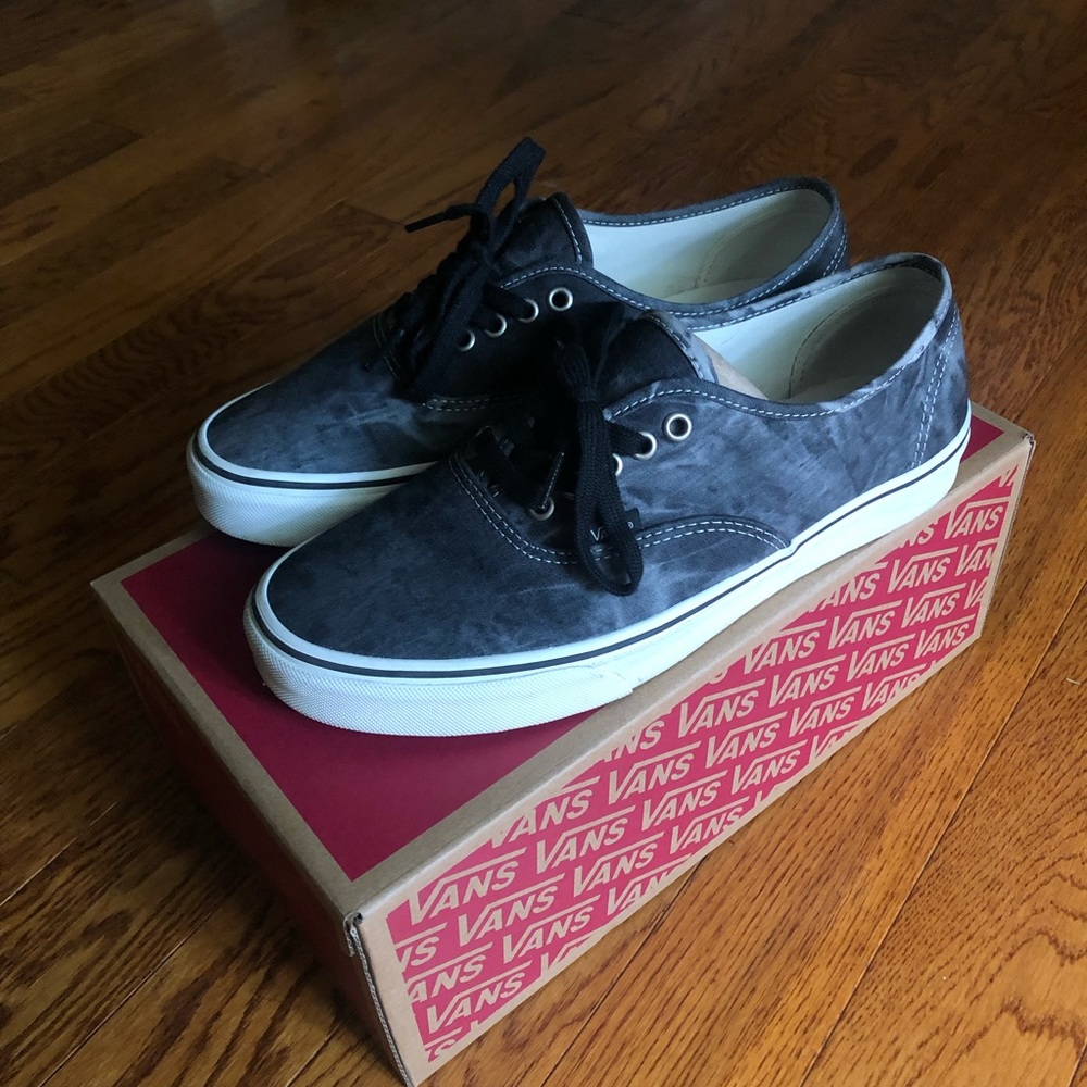 Vans Authentic Black Denim Shoes